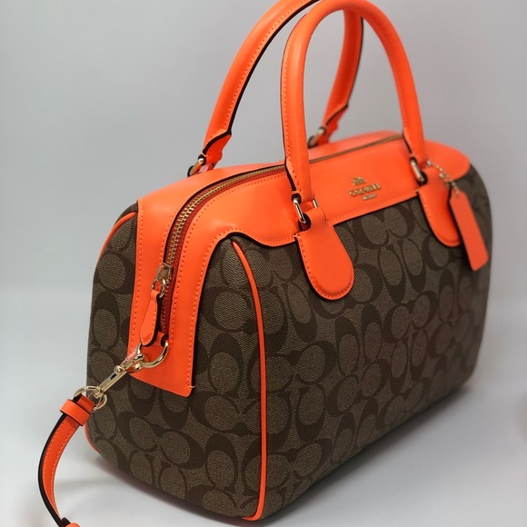 NWT Coach Neon Large Bennett handbag super rare - Picture 2 of 7